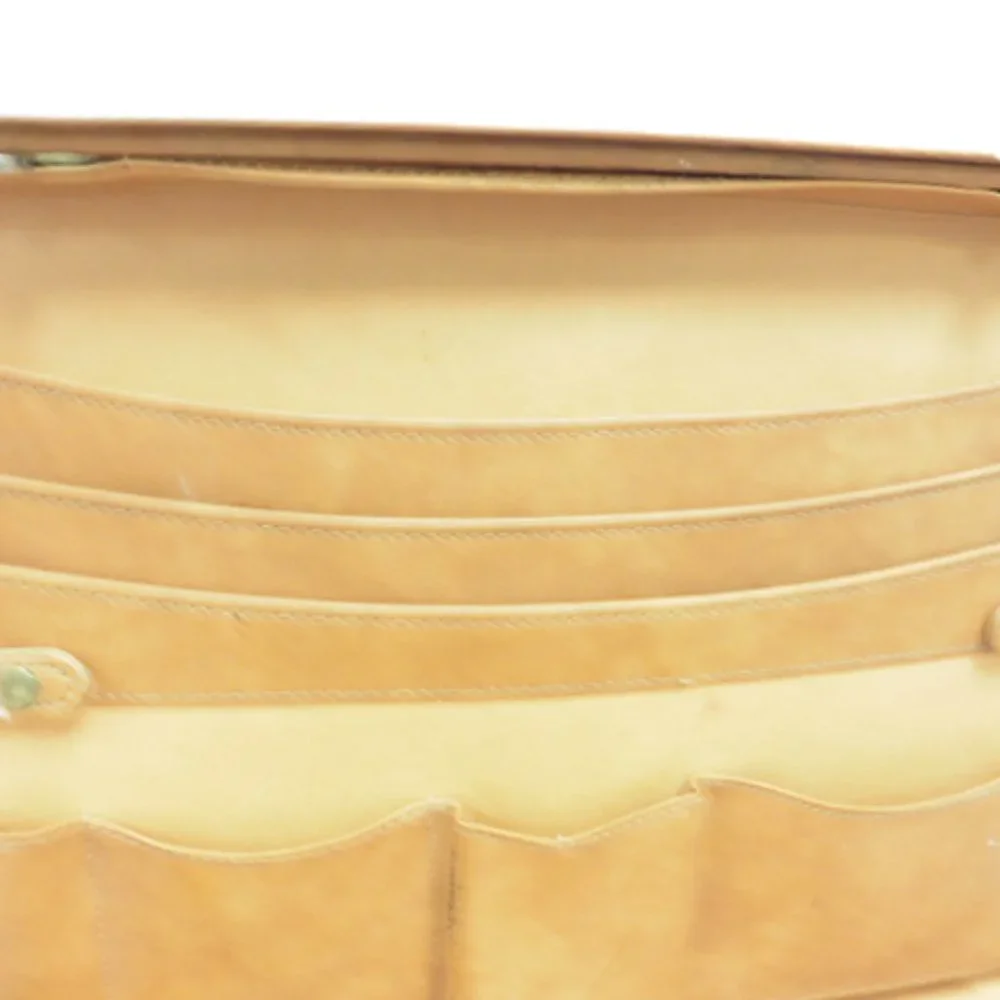 Hartmann briefcase saddle brown leather attache brass locks vintage 18